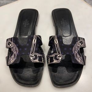 Hermes Oran sandals